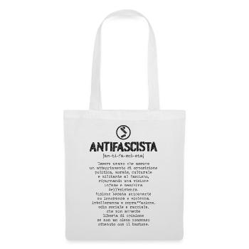 Définition antifasciste - Sac en tissu - blanc - Devant