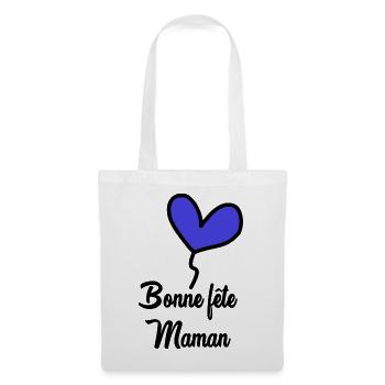 SCHÖNEN MUTTERTAG. MAMA. MUTTERTAG - Stoffbeutel - Weiß - Vorne