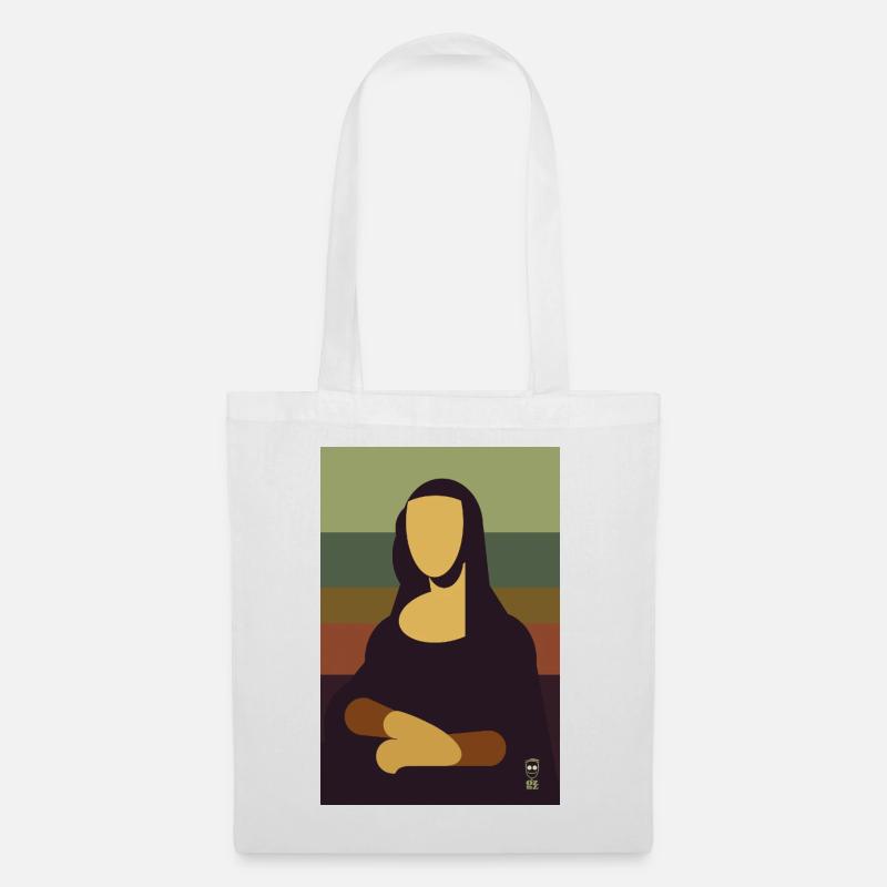 Mona Lisa - Sac en tissu - blanc