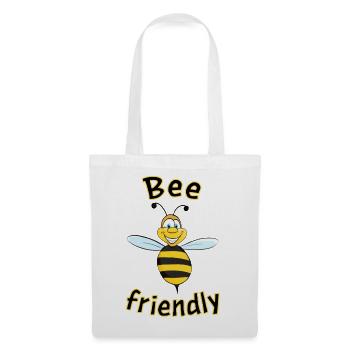 Bee friendly - Stoffbeutel - Weiß - Vorne