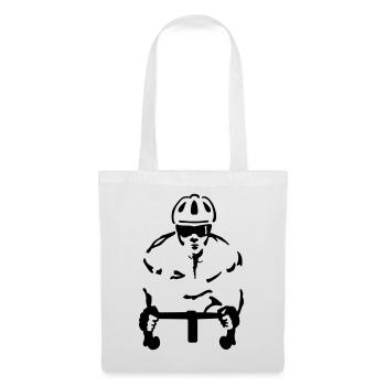 Coureur - Sac en tissu - blanc - Devant