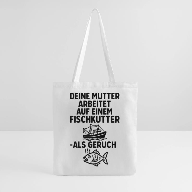 fischkutter deine mutter witze Stoffbeutel