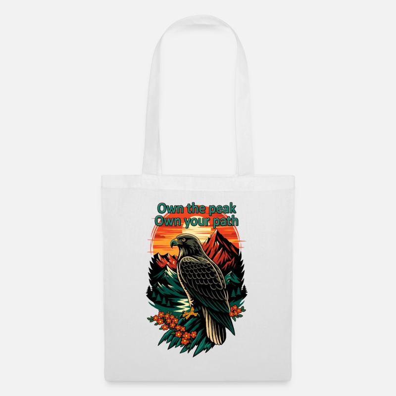 Own the Peak Eagle Path - Tote Bag - white