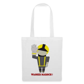 Water March Firefighter Hero - Tote Bag - white - Front