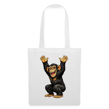 Monkey - Tote Bag - white - Front