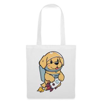 Astro Puppy - Stoffbeutel - Weiß - Vorne
