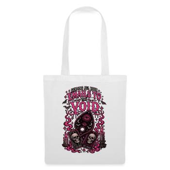 E-Mails an die Leere Tarot Neon Pink - Stoffbeutel - Weiß - Vorne