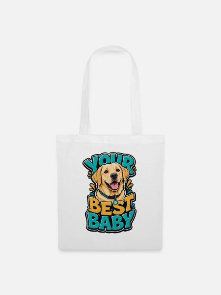 Labrador Retriever - Stoffbeutel - Weiß