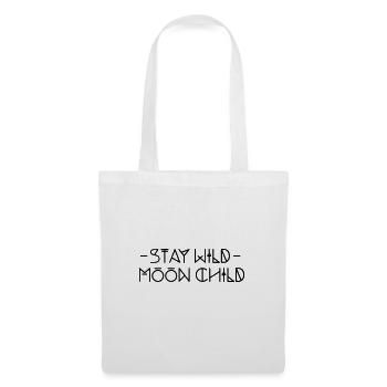 Stay Wild Moon Child - Sac en tissu - blanc - Devant