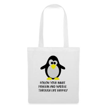 Pinguin - Tote Bag - white - Front