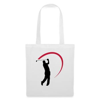 golf - Sac en tissu - blanc - Devant