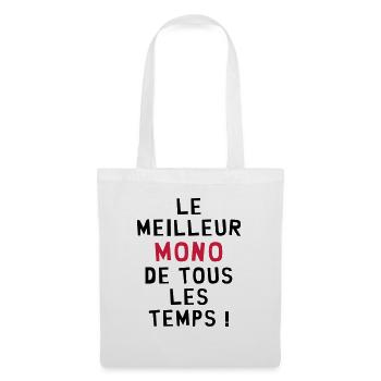 Moniteur / Monitrice / Mono / Formation / Ski - Sac en tissu - blanc - Devant