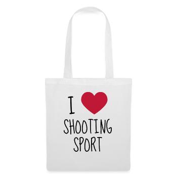 Tir Sportif Tireur Sport Sportif Athlète - Sac en tissu - blanc - Devant