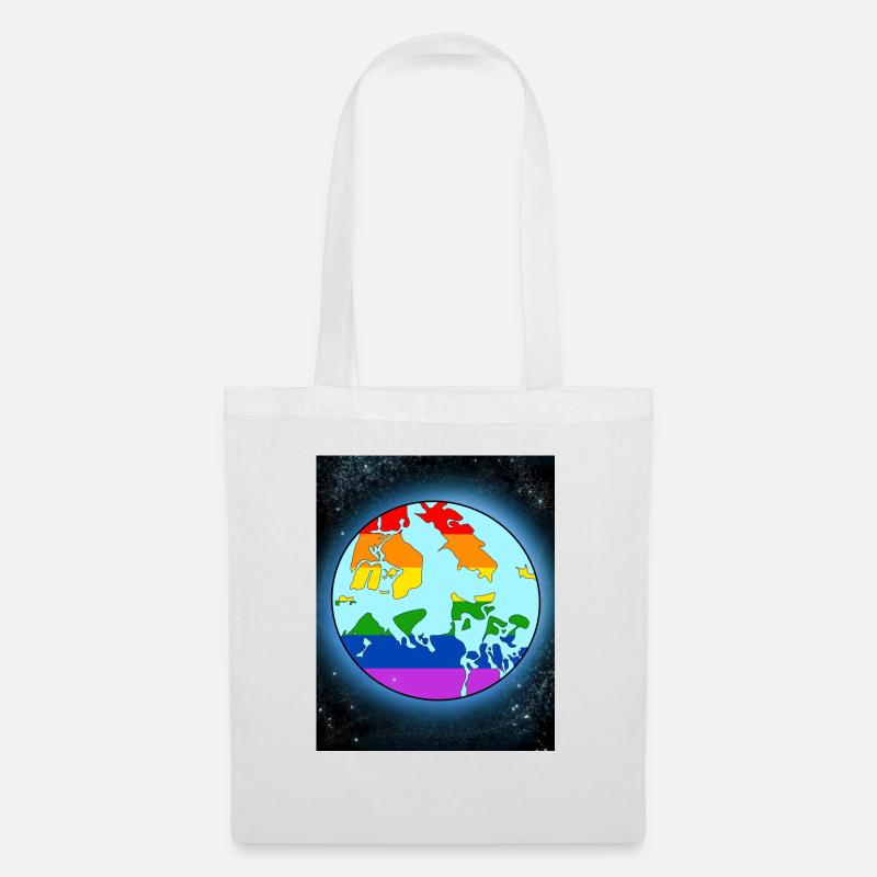 Lgbtq World - Stoffbeutel - Weiß