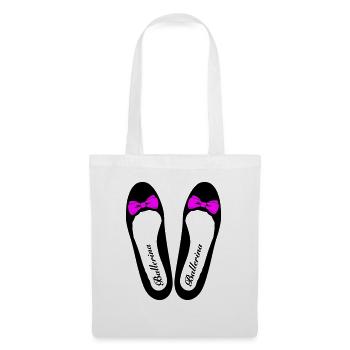 Ballerine 3 - Sac en tissu - blanc - Devant