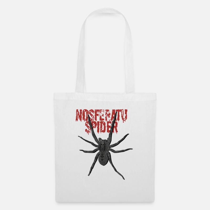 Nosferatu Horror Spider - Stoffbeutel - Weiß