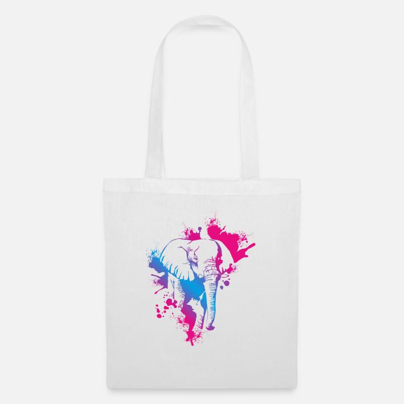 Elephant - Tote Bag - white
