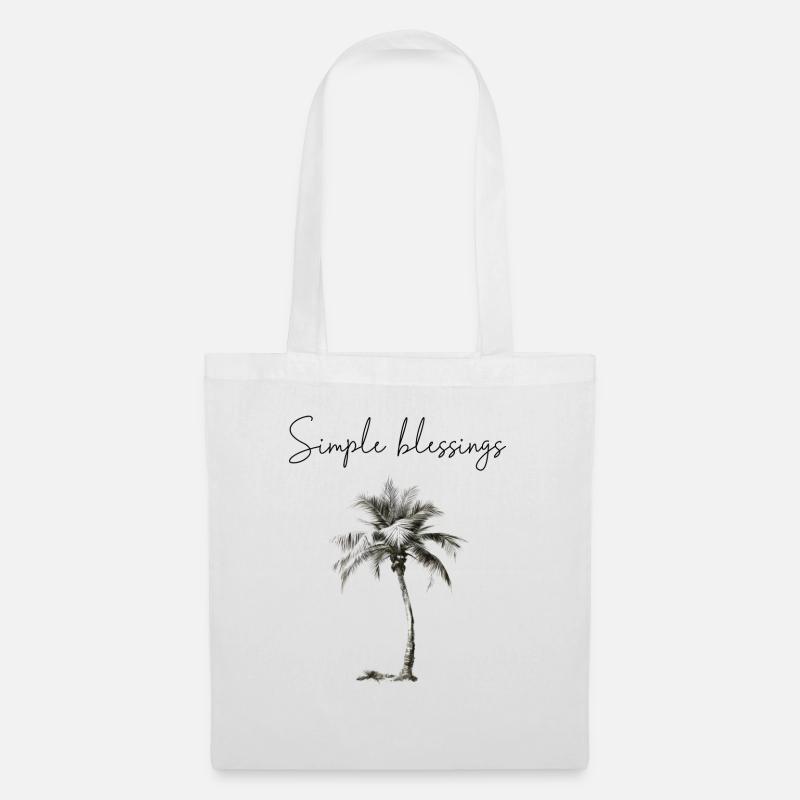 Simple Blessings - Tote Bag - white