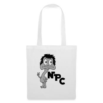 Sprüche Lustige Comic NPC - Stoffbeutel - Weiß - Vorne