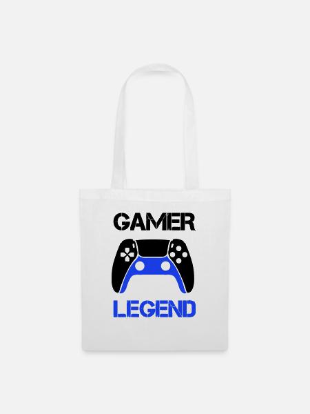 gamer legend - Stoffbeutel - Weiß