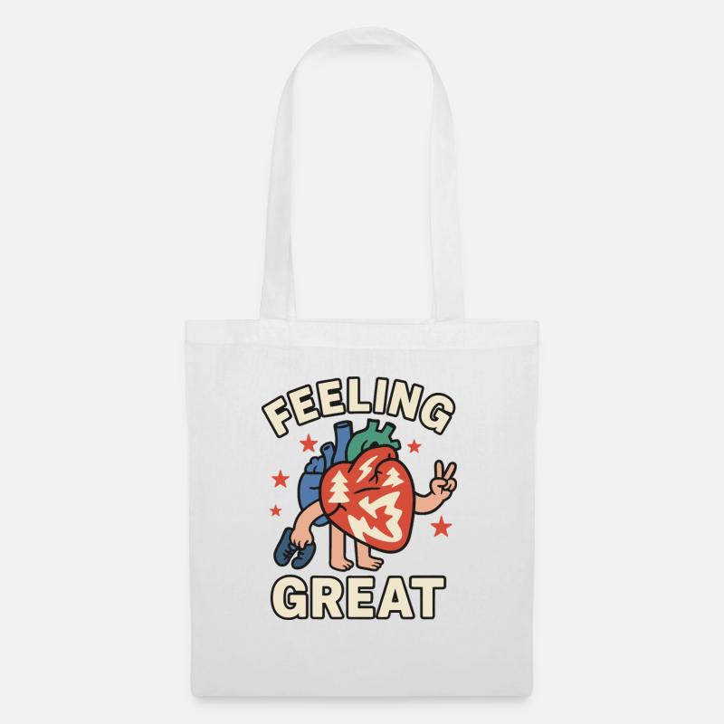 Feeling Great - Tote Bag - white