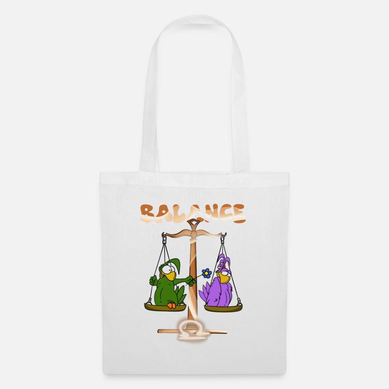 "Libra" - Tote Bag - white