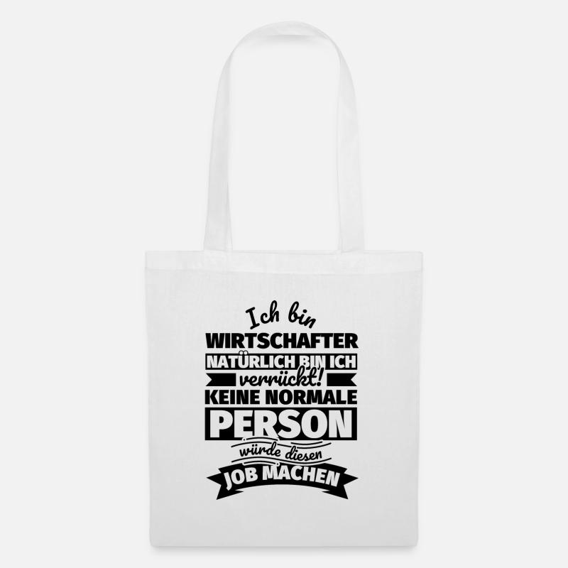 Wirtschafter Geschenke - Stoffbeutel - Weiß