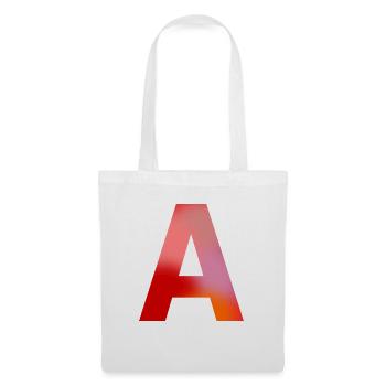 Buchstabe A - Stoffbeutel - Weiß - Vorne