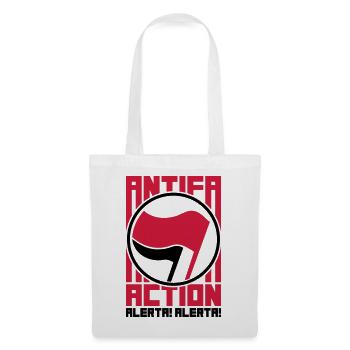 Action Antifa - Alerta! Alerta! (Vector) - Sac en tissu - blanc - Devant