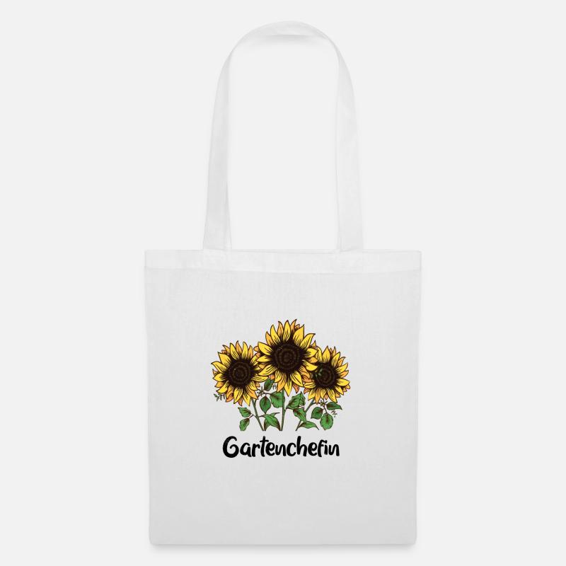 Garten Gartenchefin - Stoffbeutel - Weiß