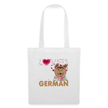 Shepherd German Shepherd love - Tote Bag - white - Front