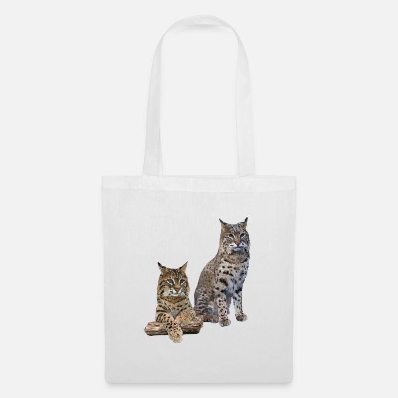Lynx - Sac en tissu - blanc