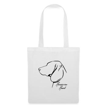 HANOVERIAN HOUND Profil Chiens Wilsigns - Sac en tissu - blanc - Devant