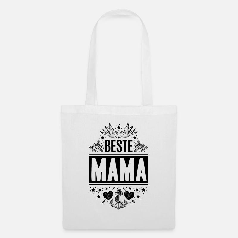 Beste Mama Muttertag - Stoffbeutel - Weiß