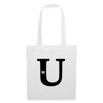Letter U Initial Letter - Tote Bag - white - Front