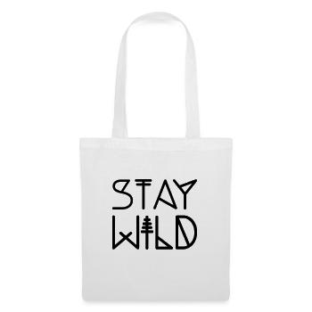 Stay Wild - Stoffbeutel - Weiß - Vorne