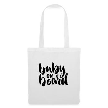 Baby on Board Pregnancy Pregnant - Tote Bag - white - Front