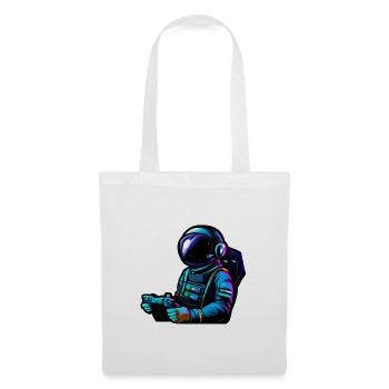 Gamer Astronaut - Stoffbeutel - Weiß - Vorne
