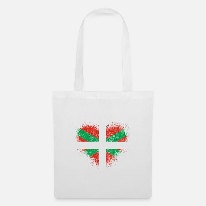 Pays basque - Sac en tissu - blanc