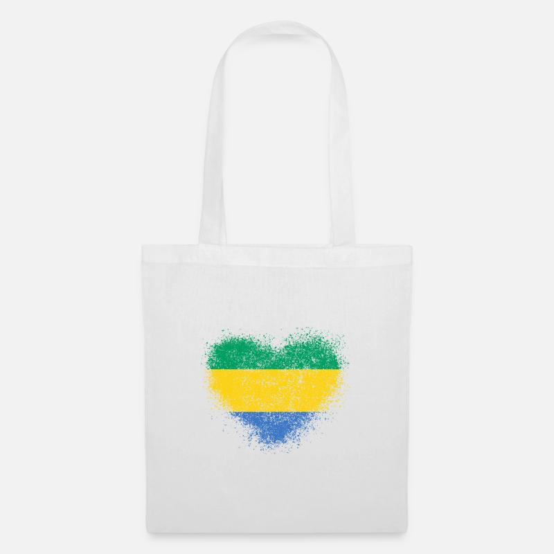 Gabon - Sac en tissu - blanc