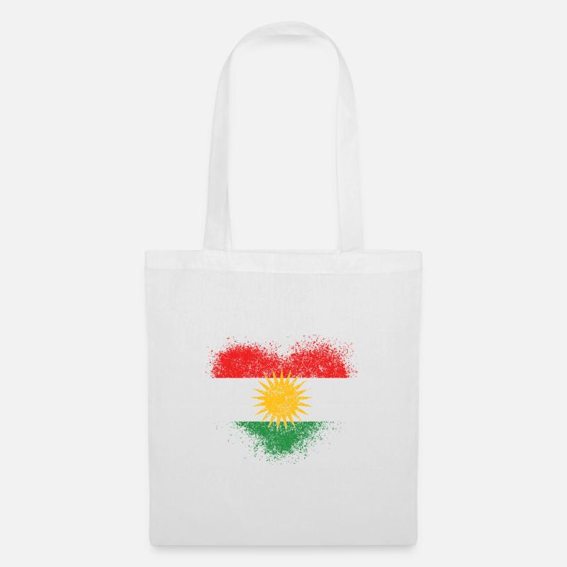 Kurdistan - Stoffbeutel - Weiß