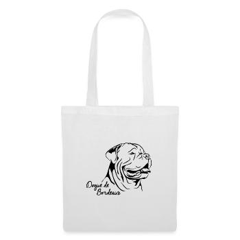DOGUE DE BORDEAUX Chien Wilsigns - Sac en tissu - blanc - Devant