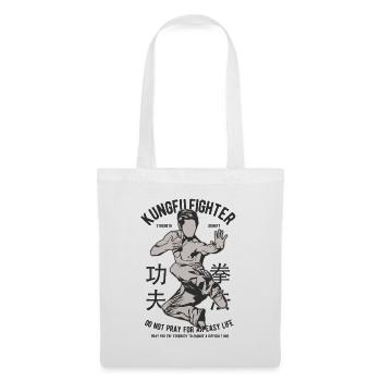 KUNG FU FIGHTER - Arts Martiaux Cadeaux Chemises - Sac en tissu - blanc - Devant