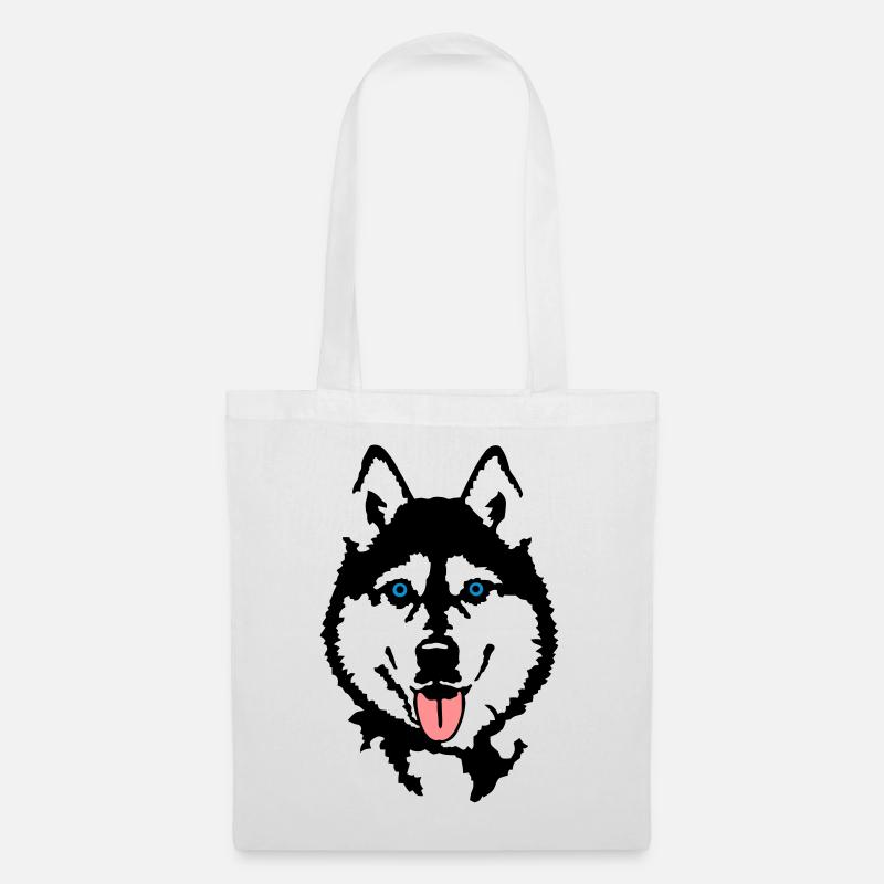 Husky - Tote Bag - white