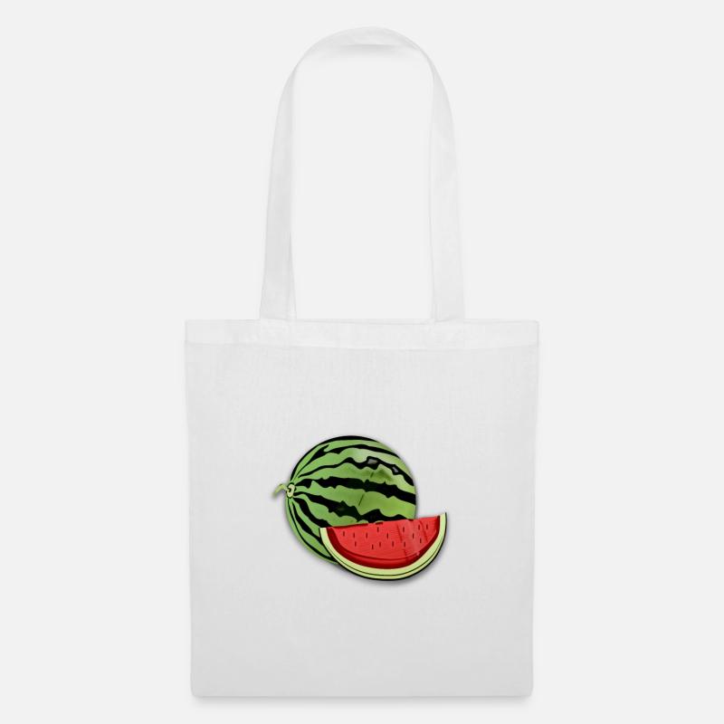 Melone - Stoffbeutel - Weiß