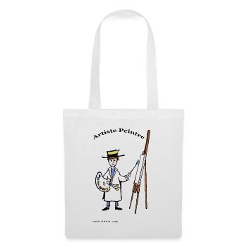 ARTISTE PEINTRE CREATION Louis RUNEMBERG © Adagp - Sac en tissu - blanc - Devant