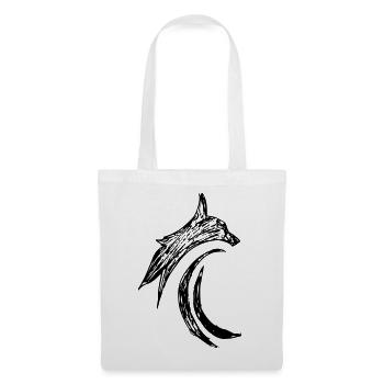 Chat Tribal Lynx Jaguer - Sac en tissu - blanc - Devant