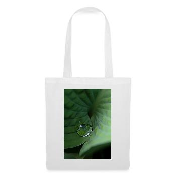 Rosée tropicale verte feuillue - Sac en tissu - blanc - Devant