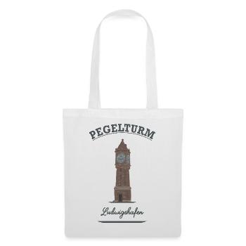 Pegelturm Ludwigshafen - Stoffbeutel - Weiß - Vorne