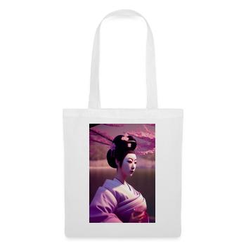 Geisha 1 - Sac en tissu - blanc - Devant